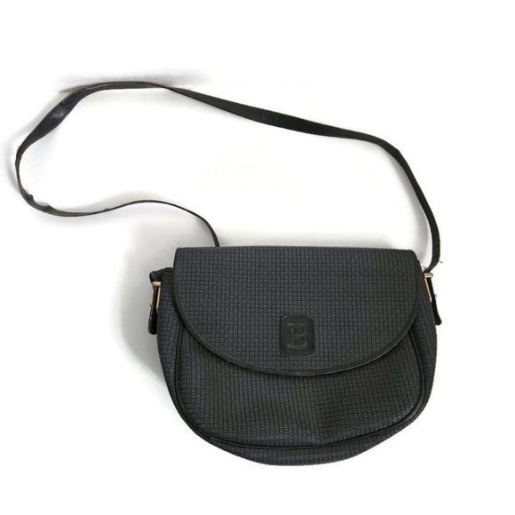 Bally Bags Bally Vintage Crossbody Bag Leather Black Logo Poshmark